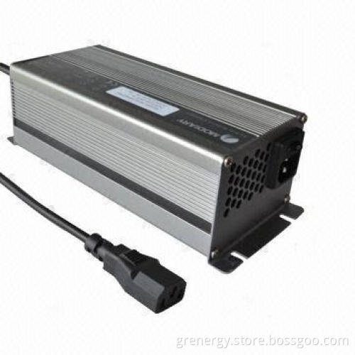 Battery Charger, 29.4V/10A for 24V 7S Lithium-ion Battery Pack, Input 100-240V AC, Frequency 50/60Hz